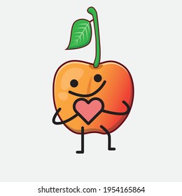 Ilustración vectorial del personaje real de Ann Cherry con cara linda, manos simples y líneas de piernas en fondo aislado. Estilo de dibujo animado plano.