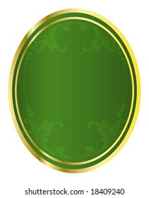 Vector illustration of royal beer tag