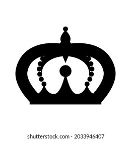 Vector illustration of royal crown or religious crown icon. Crown for business identification or logo, for jewelry design