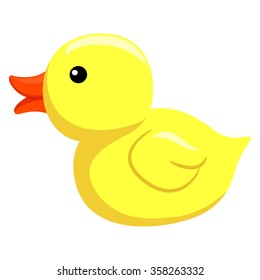 Vector Illustration of Rubber Duck
