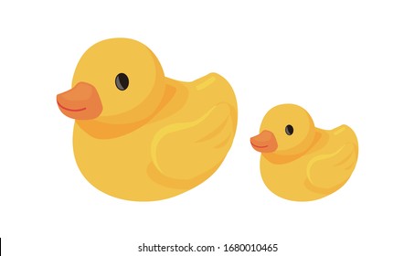 Vector Illustration | Rubber ducks