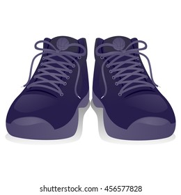 Vector Illustration of a Rubber Shoes