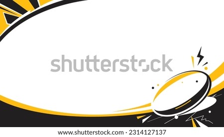 Vector illustration of rugby abstract background design for banner, poster, flyer template. 
Sports concept