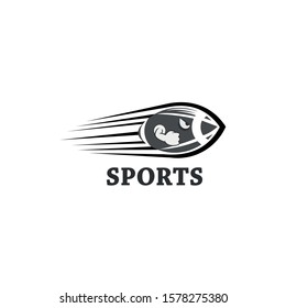 Vector illustration of rugby ball, American Logo Sport, Athletic equipment, healthy lifestyle, fitness activity vector illustration,