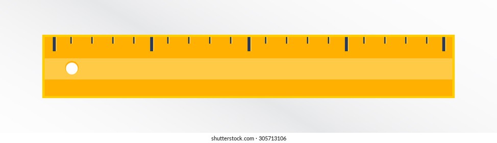 Vector illustration of ruler modern simple icon