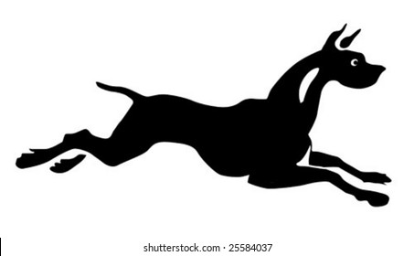 Dog Running Clip Art Images, Stock Photos & Vectors | Shutterstock