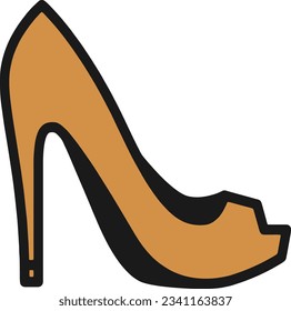 Vector illustration. Running shoes icon. Running Shoe Icon on White Background. Design element. Fitness Running Shoe Icon Illustration. Abstract running shoe symbol on white backdrop. 