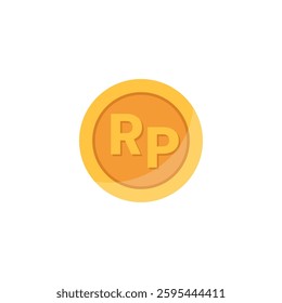 vector illustration of rupiah coin design, Indonesian currency