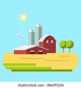 44,619 Farm house sunset landscape Images, Stock Photos & Vectors ...