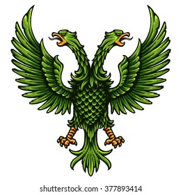 Vector Illustration Of Russia Eagle Coat Of Arms