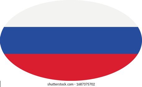Vektorillustration-Illustration der russischen Flagge
