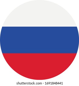 vector illustration of Russia flag