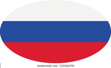 vector illustration of Russia flag