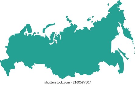 Vector Illustration of Russia map