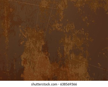 Vector illustration of rust background. Abstract grunge texture.