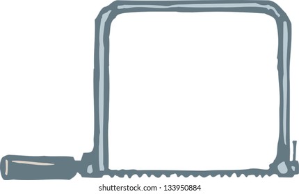 Vector Illustration Of Saber Saw