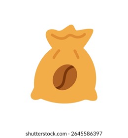 Vector illustration of a sack of coffee
