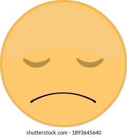 Vektorgrafik trauriger Emotionen