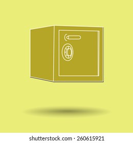 Vector illustration of  Safe color background.