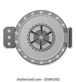 Vector illustration of the safe. eps10