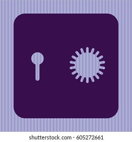 Vector illustration of Safe (Safety deposit box) icon
