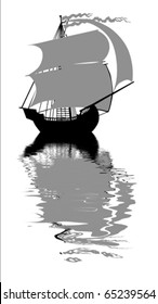 ilustración vectorial de la vela