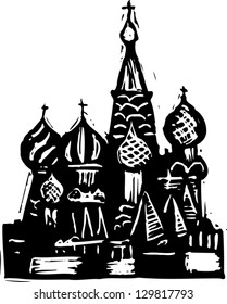 Vector illustration of Saint Basil Cathedral