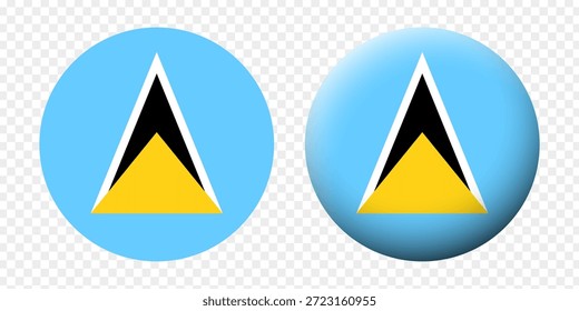 Ilustración vectorial de Santa Lucía sobre fondo transparente