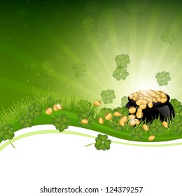 Vector Illustration of a Saint Patrick's Day Background