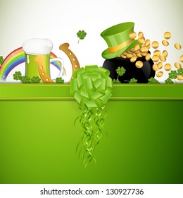 Vector Illustration of a Saint Patrick's Day Background