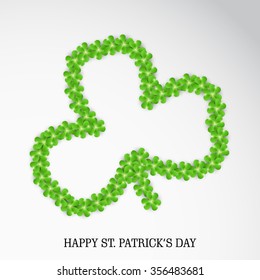 Vector illustration of Saint Patrick`s day banner.