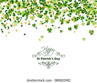 Vector Illustration of a Saint Patrick's Day Design