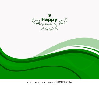 Vector Illustration of a Saint Patrick's Day Design