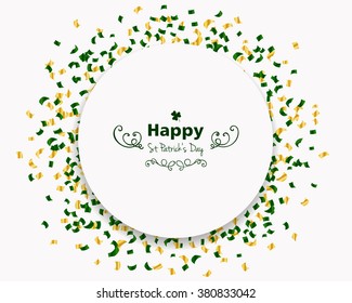 Vector Illustration of a Saint Patrick's Day Design