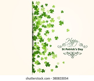 Vector Illustration of a Saint Patrick's Day Design