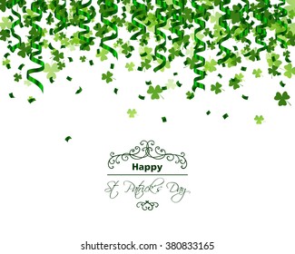 Vector Illustration of a Saint Patrick's Day Design