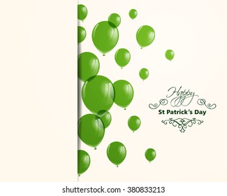 Vector Illustration of a Saint Patrick's Day Design