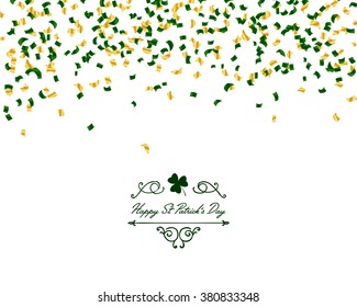Vector Illustration of a Saint Patrick's Day Design