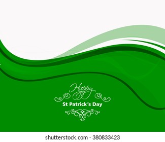 Vector Illustration of a Saint Patrick's Day Design