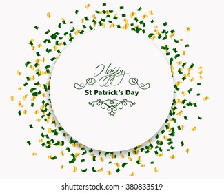 Vector Illustration of a Saint Patrick's Day Design