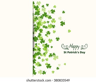 Vector Illustration of a Saint Patrick's Day Design