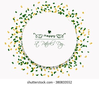 Vector Illustration of a Saint Patrick's Day Design