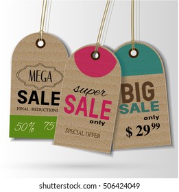 Vector illustration with sale.