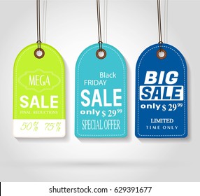 Vector illustration with sale.