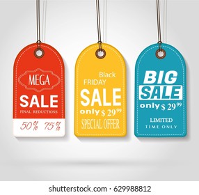 Vector illustration with sale.