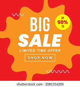 vector illustration of a sale banner