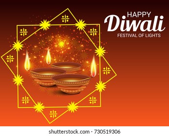 Vector illustration of a sale banner or sale poster for traditional Indian festival diwali celebration background.