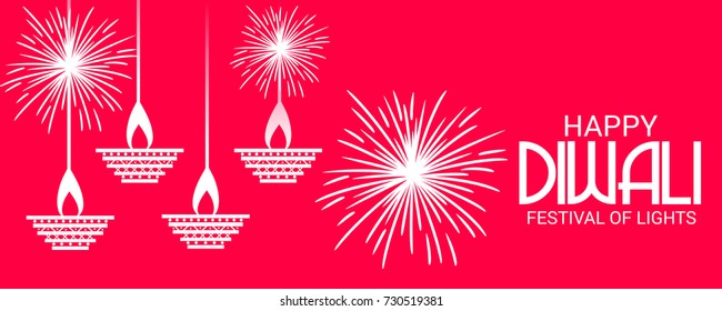 Vector illustration of a sale banner or sale poster for traditional Indian festival diwali celebration background.
