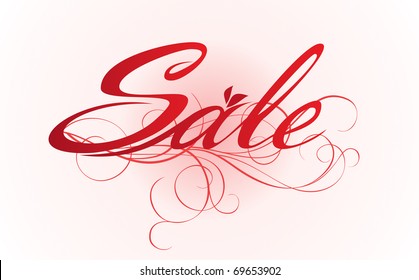 Ilustración vectorial de la plantilla de diseño "Venta".