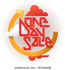 Vector illustration of Sale poster